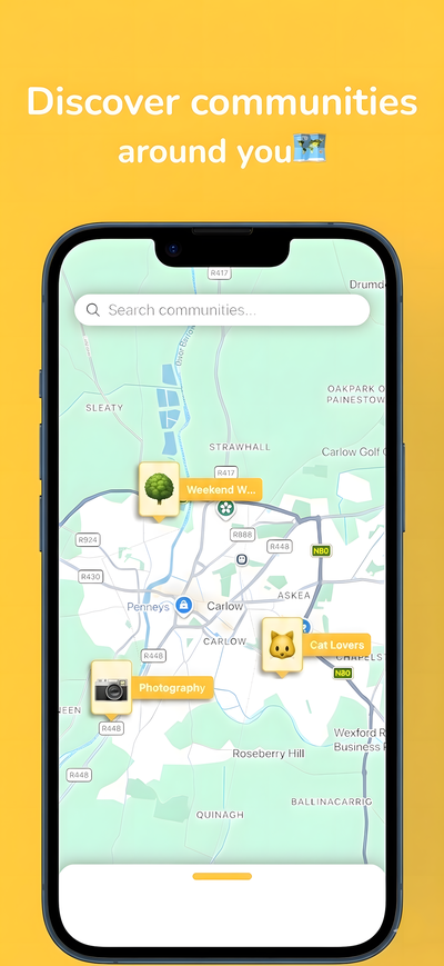 FriendMap app screenshot